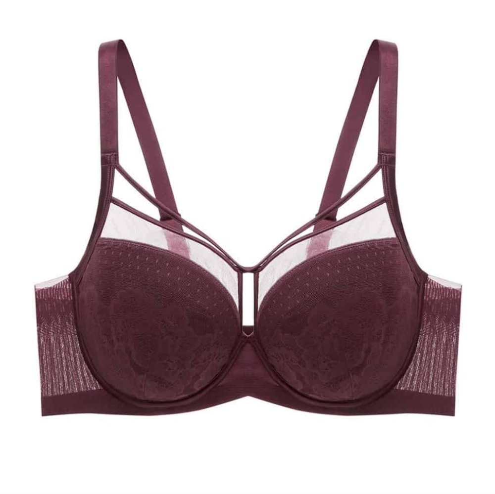 Understance Harper Smooth Lace FlexWire Strappy Soft Cup Bra, sz 30DDD